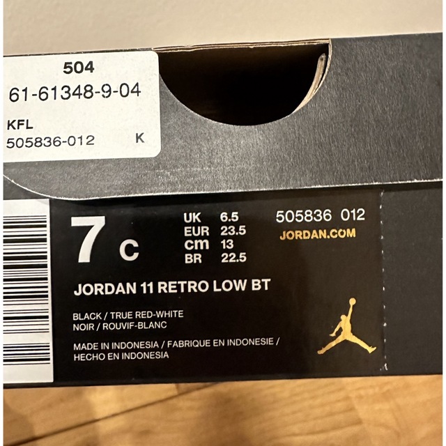 Jordan Brand（NIKE）(ジョーダン)のjordan11 TD キッズ/ベビー/マタニティのキッズ靴/シューズ(15cm~)(スニーカー)の商品写真