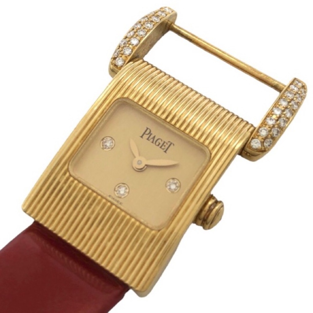 ピアジェ PIAGET ミスプロトコール 5222 K18イエローゴールド クオーツ レディース 腕時計