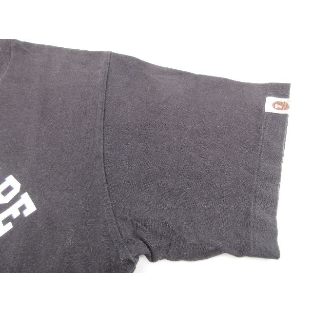 A BATHING APE(アベイシングエイプ)の[U5703]アベイシングエイプ シャツ ブラック ビッグロゴ M メンズのトップス(Tシャツ/カットソー(半袖/袖なし))の商品写真