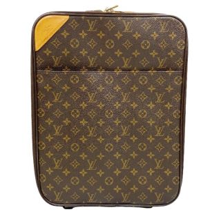 ルイヴィトン(LOUIS VUITTON)のルイヴィトン M23293 キャリーバッグ ブラウン  LOUIS VUITTON ペガス45 モノグラム(スーツケース/キャリーバッグ)