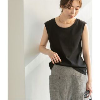 ノーブル(Noble)の新品未使用 タグ付きNOBLEスビンコットンスムースUネックTシャツ 白黒セット(Tシャツ(半袖/袖なし))