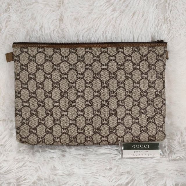 Gucci - 極美品 GUCCI オールドグッチ グッチプラス クラッチバッグ