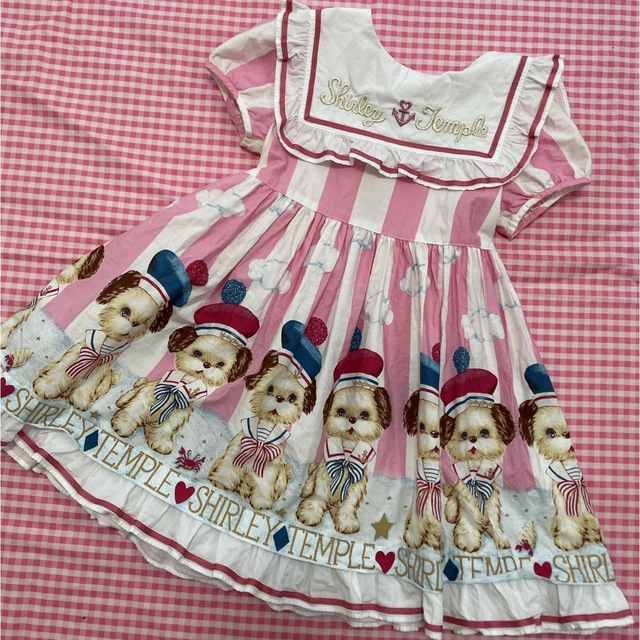 キッズ服女の子用(90cm~)シャーリーテンプル マリンパピーワンピース