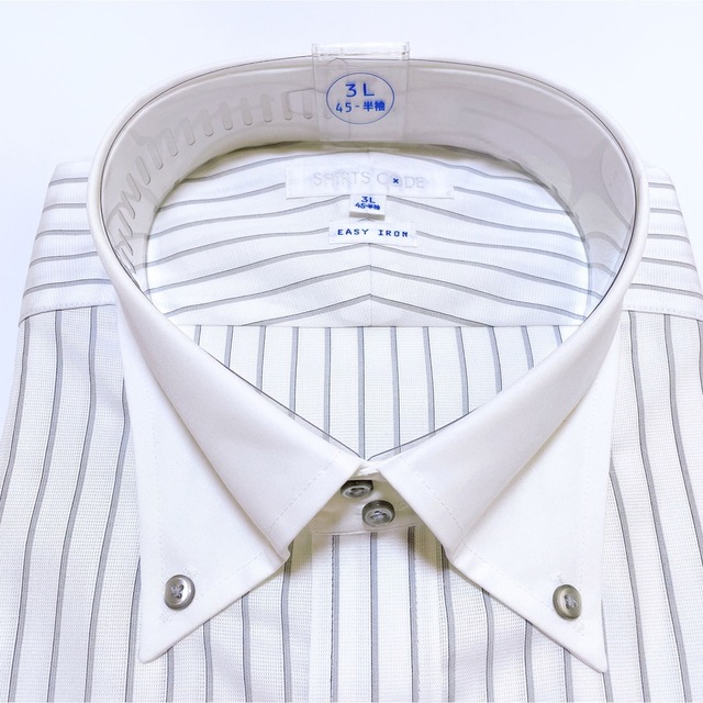 SHIRTS CODE 綿100% EASYIRON ワイシャツ半袖　3L-45 メンズのトップス(シャツ)の商品写真