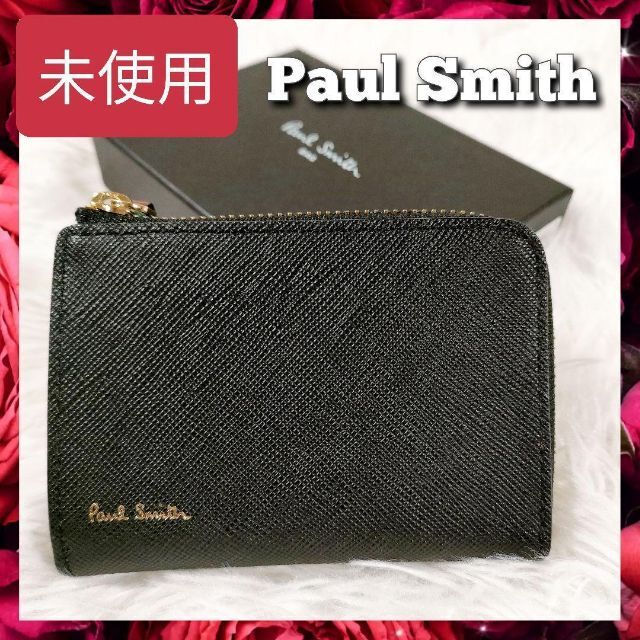 未使用 Paul Smith ポールスミス レザー コインケース 定期入れ