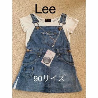 リー(Lee)の《90サイズ》 Lee ワンピース　Tシャツ　プリント　ベビー　キッズ(ワンピース)