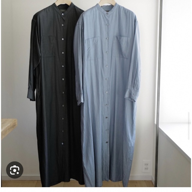 ワンピースwirrow Cupro cotton shirt dress