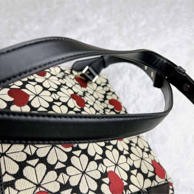 kate spade フラワージャガードハート ラップバックパック リュック