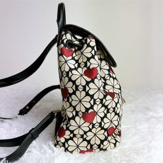 kate spade フラワージャガードハート ラップバックパック リュック