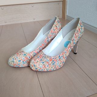 エスペランサ(ESPERANZA)のエスペランサ 花柄 ハイヒール 24.5cm(ハイヒール/パンプス)