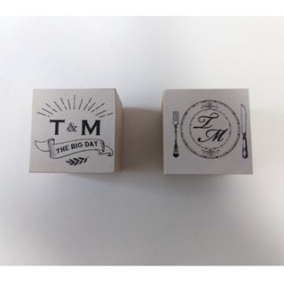 イニシャルスタンプ　T&M(はんこ)