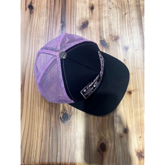 ネイビーシー CHROME HEARTS 完売品キャップ 帽子 ピンク×ブラック