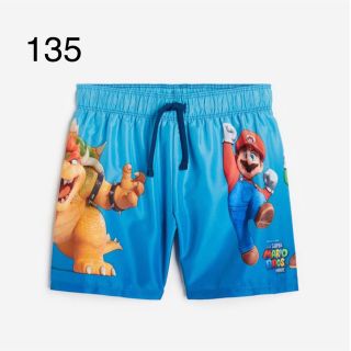 エイチアンドエム(H&M)の新品未開封　スーパーマリオ　水着　スイムパンツ　135-140(水着)