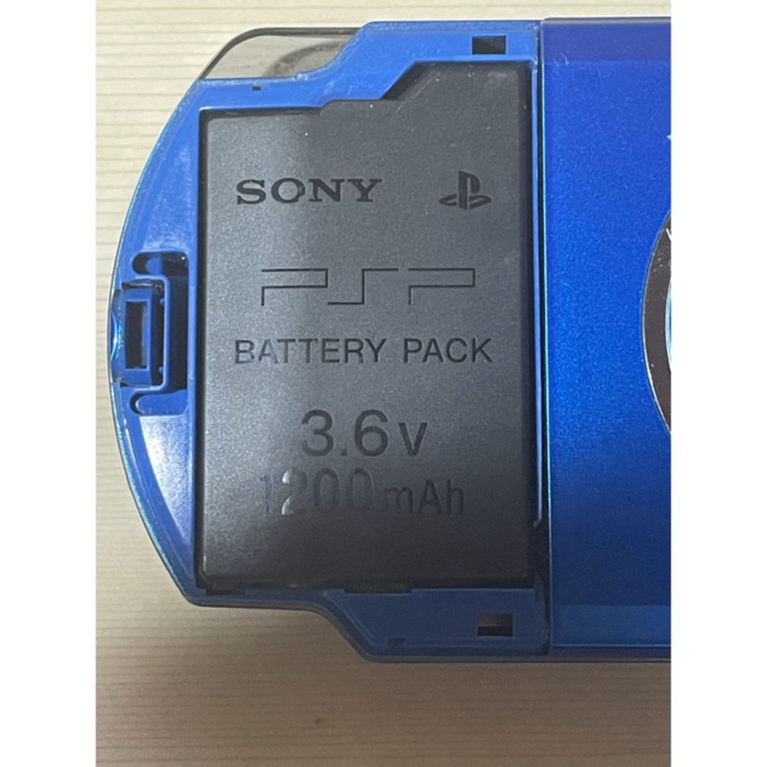 PSP-3000 本体　ブルー　ケース、充電器付き　メモリースティック❌　格安