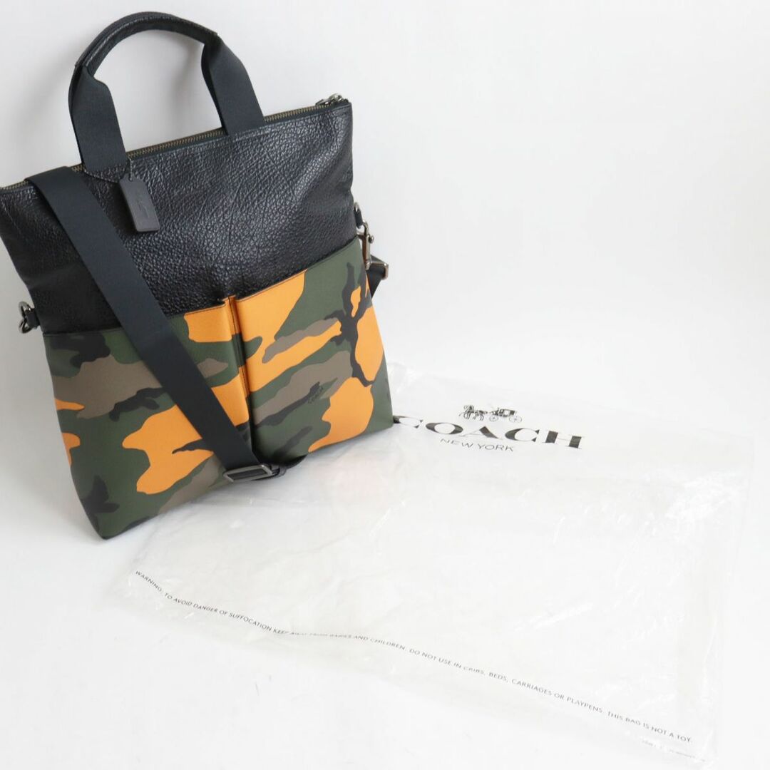 COACH - 未使用品○COACH コーチ F24765 レザー ロゴチャーム付き 2way