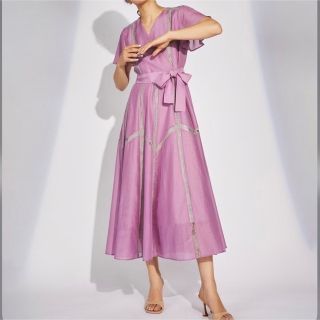 Maison de FLEUR - 【未使用紙タグ付】canone セーラーカラーギンガム