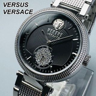 ヴェルサーチ(VERSACE)のヴェルサス ヴェルサーチ 腕時計 新品 クリスタル レディーズ シルバー 電池式(腕時計)