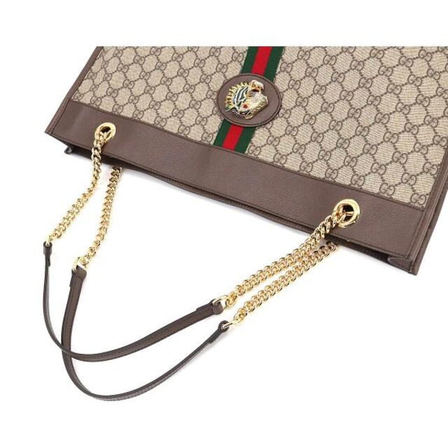 未使用 展示品 グッチ GUCCI ラジャ ラージ チェーン トート バッグ GG