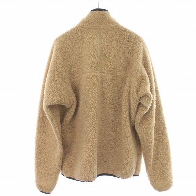 Patagonia USA製 レトロカーディガン フリースジャケット ベージュ-