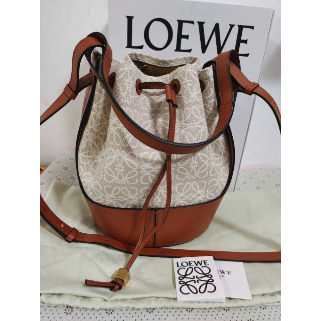 美品】【最終値下】 LOEWE ロエベ キャンバス バルーンバッグ - www
