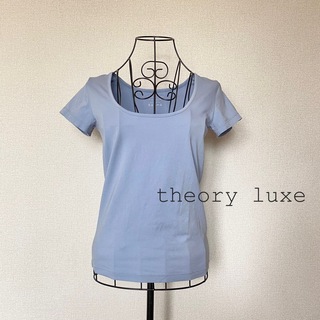 セオリーリュクス(Theory luxe)のtheory luxe セオリーリュクス　半袖Tシャツ　ライトブルー(Tシャツ(半袖/袖なし))