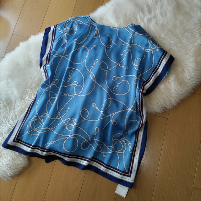 未使用♡スカーフプリントプルオーバー♡ドレステリア 3