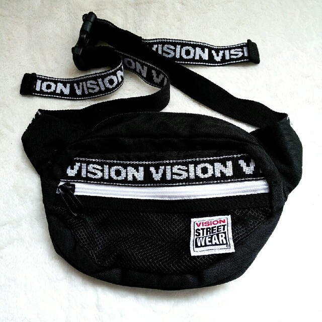 VISION STREET WEAR(ヴィジョン ストリート ウェア)のVISION ウエストバッグ ショルダーバッグ ホワイト レディースのバッグ(ボディバッグ/ウエストポーチ)の商品写真