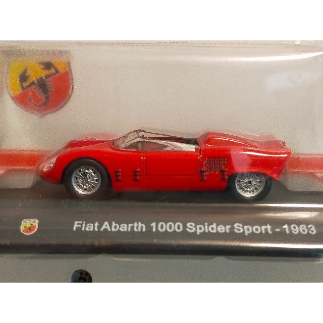1/43 FIAT ABARTH 1000 SPIDER SPORT 1963 1