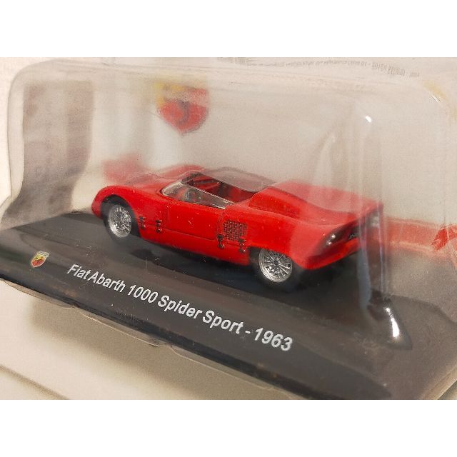 1/43 FIAT ABARTH 1000 SPIDER SPORT 1963 3