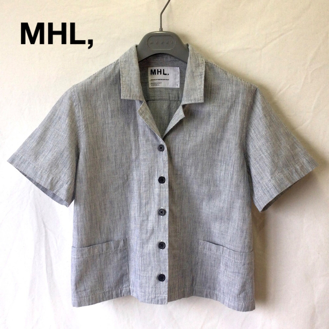 美品 MHL マーガレットハウエル 半袖 シャツ ブラウス トップス