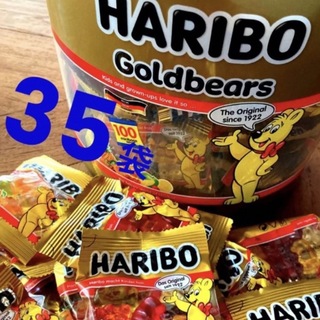 コストコ(コストコ)の《コストコ購入品》HARIBO  ハリボー  ミニゴールドベアドラム  35袋(菓子/デザート)
