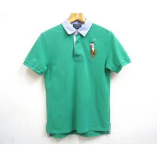 ポロラルフローレン(POLO RALPH LAUREN)のポロ ラルフローレン◆半袖 ラガーシャツ ビッグポニー刺繍 ジュニアサイズM(Tシャツ/カットソー)