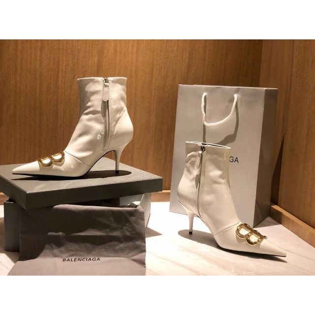 コーフル 新品BALENCIAGA BB ショートブーツ ブーティ 36