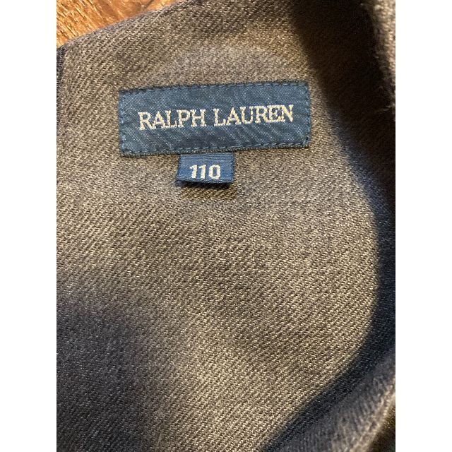 Ralph Lauren(ラルフローレン)のタイムセール3000円！Ralph Lauren　グレーワンピース110センチ キッズ/ベビー/マタニティのキッズ服女の子用(90cm~)(ドレス/フォーマル)の商品写真