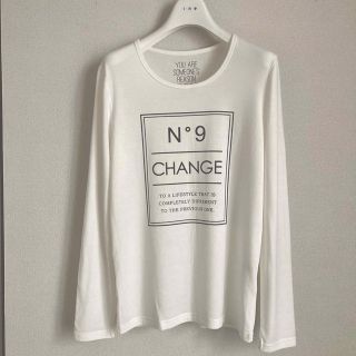 Sand Beige  ロゴ　Tシャツ (カットソー(長袖/七分))