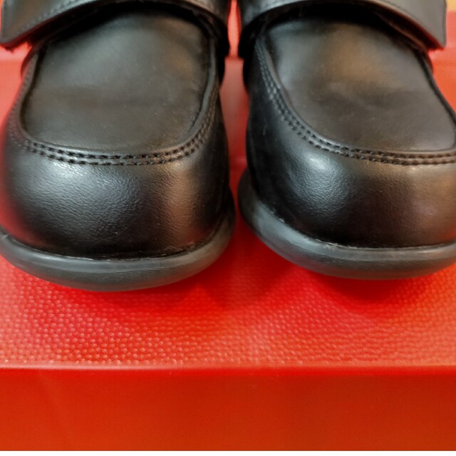 MOONSTAR (ムーンスター)の【ムーンスター】黒ローファー18センチ キッズ/ベビー/マタニティのキッズ靴/シューズ(15cm~)(フォーマルシューズ)の商品写真