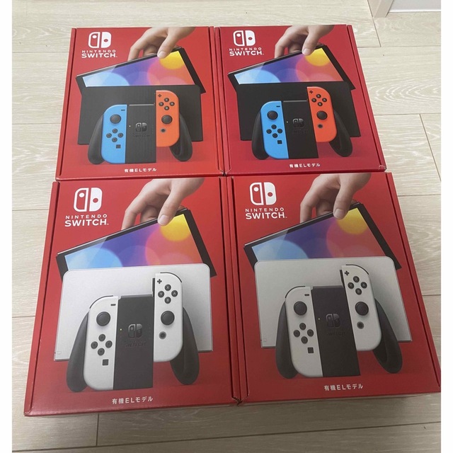 ☆新品☆ Nintendo Switch  ホワイト2台　ネオン2台ゲームソフト/ゲーム機本体