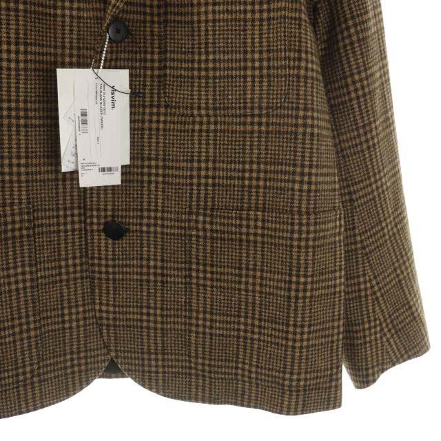 ビズビム FALKLAND BLAZER TWEED Brown Check