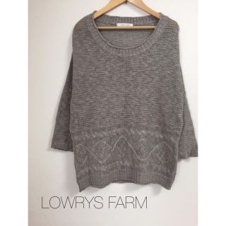 ローリーズファーム(LOWRYS FARM)のゆっきんさん専用LOWRYS FARM＊8分丈ケーブルニット③(ニット/セーター)