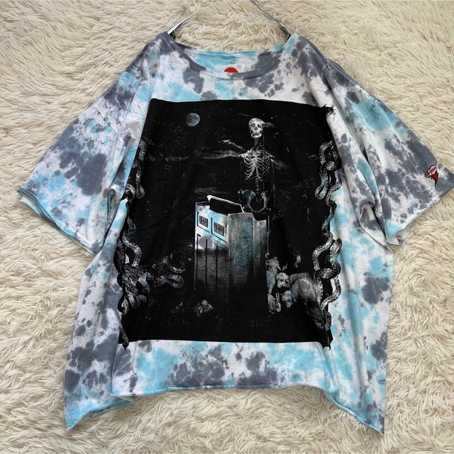 HIRO】ヒロ (現KIDILL) Tシャツ 半袖 総柄 オーバーサイズ ②