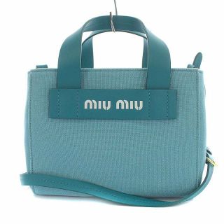 レア商品　miumiu カナパ　キャンバス