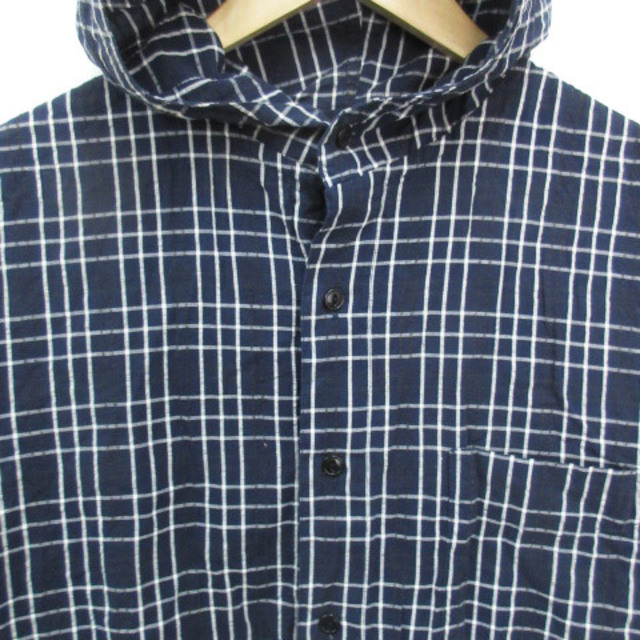 McGREGOR(マックレガー)のマックレガー マクレガー シャツ 半袖 チェック柄 M 紺 白 /FF21 メンズのトップス(シャツ)の商品写真