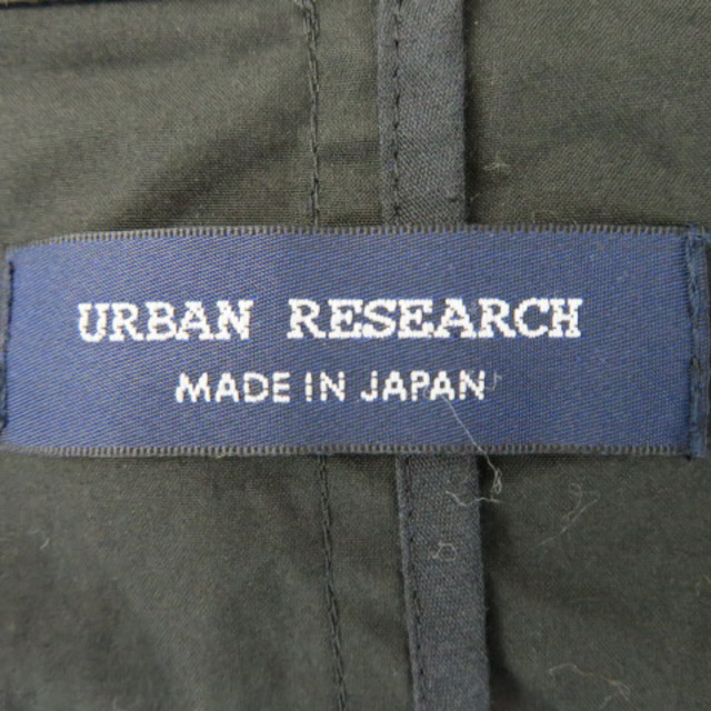 URBAN RESEARCH(アーバンリサーチ)のアーバンリサーチ テーラードジャケット ミドル丈 シングルボタン 無地 S 黒 メンズのジャケット/アウター(テーラードジャケット)の商品写真