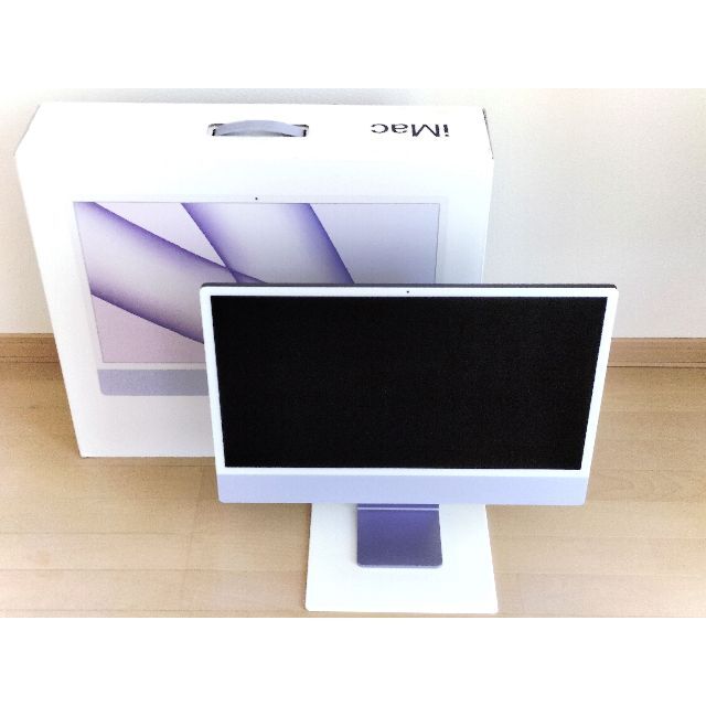 Apple(アップル)の【美品】Apple iMac 24 M1 8コアCPU / 8コアGPU スマホ/家電/カメラのPC/タブレット(デスクトップ型PC)の商品写真