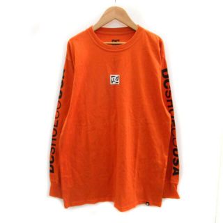 ディーシーシューズ(DC SHOES)のディーシーシューズ Tシャツ カットソー 長袖 ラウンドネック M オレンジ(Tシャツ/カットソー(七分/長袖))