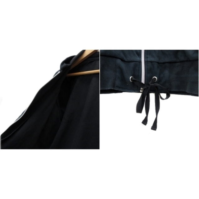NIKE(ナイキ)のナイキ ジャケット パーカー 半袖 ジップアップ ロゴプリント M 紺 シルバー レディースのトップス(パーカー)の商品写真