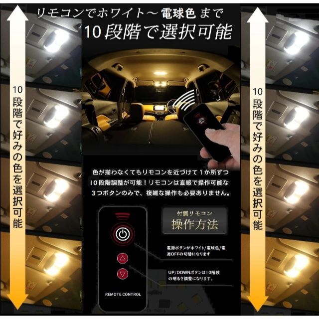 スズキ 新型ジムニー JB64W JB74W LED ルーランプ 2色10段階