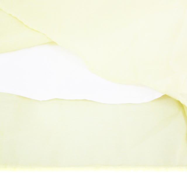 Apuweiser-riche(アプワイザーリッシェ)のアプワイザーリッシェ フレアスカート ミモレ丈 無地 2 黄色 /FF34 レディースのスカート(ひざ丈スカート)の商品写真
