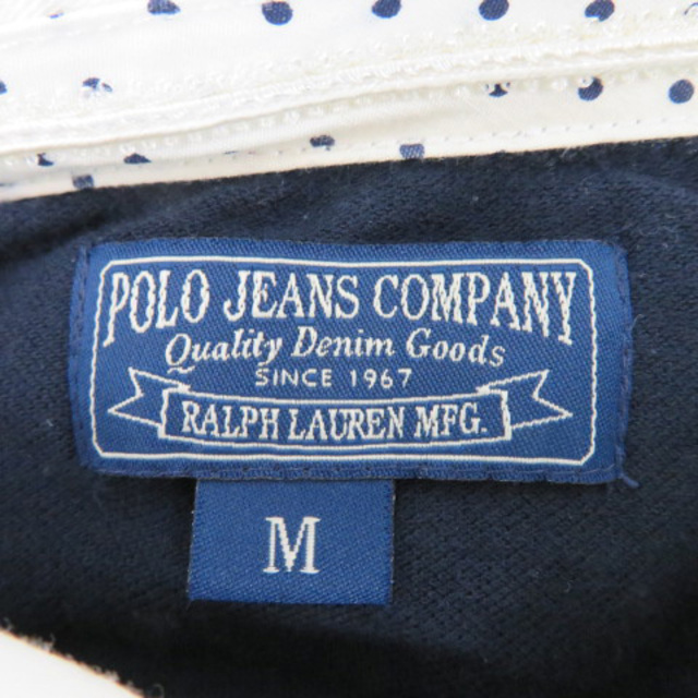 ポロジーンズ ラルフローレン ポロシャツ 半袖 ポロカラー 刺繍 M レディースのトップス(ポロシャツ)の商品写真
