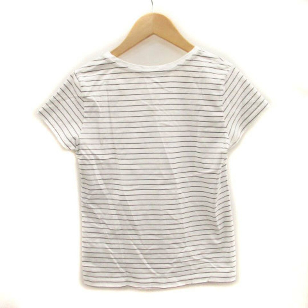 NATURAL BEAUTY BASIC(ナチュラルビューティーベーシック)のナチュラルビューティーベーシック Tシャツ カットソー 半袖 Vネック S 白 レディースのトップス(Tシャツ(半袖/袖なし))の商品写真